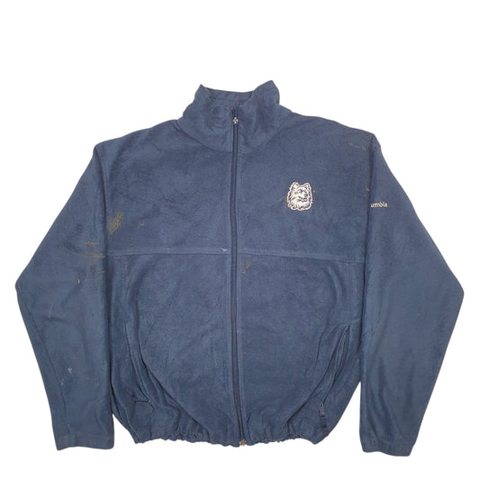 Mens Blue Columbia Full Zip Jumper