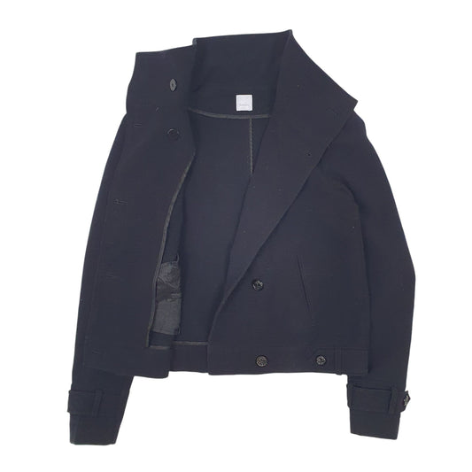 Womens Black Camaieu Hoodie Coat