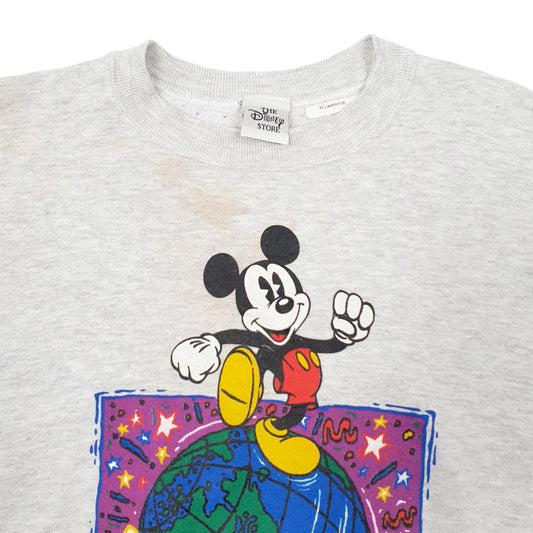 Womens Red Disney Crewneck Jumper