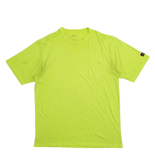Mens Yellow Dickies Short Sleeve T Shirt