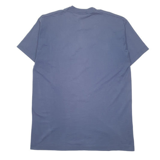 Mens Navy Fruit Of The Loom Single Stitch Vintage 90s Made In USA Spartanburg High School Short Sleeve T Shirt