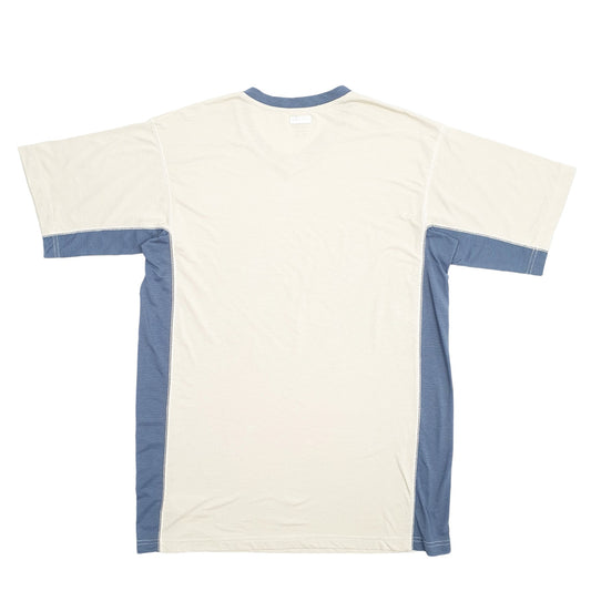 Mens Beige Columbia Sportswear Active V Neck Omni Dry Short Sleeve T Shirt