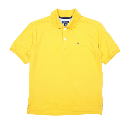 Womens Yellow Tommy Hilfiger Short Sleeve Polo Shirt