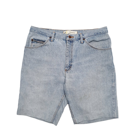 Mens Blue Lee Denim Shorts