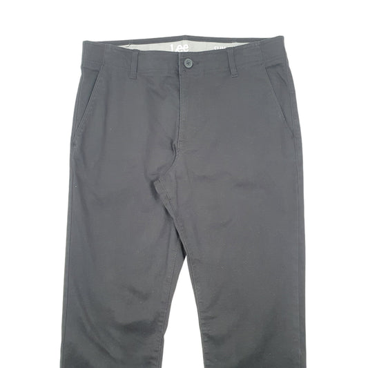 Mens Black Lee Casual JeansW33 L30