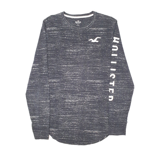 Mens Black Hollister Long Sleeve T Shirt