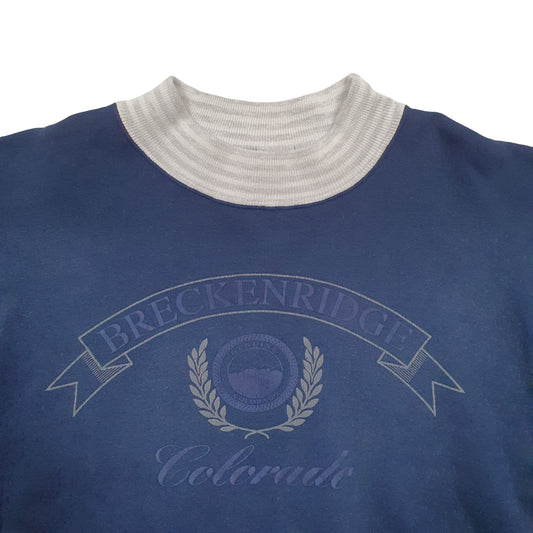 Womens Navy Beezil Crewneck Jumper