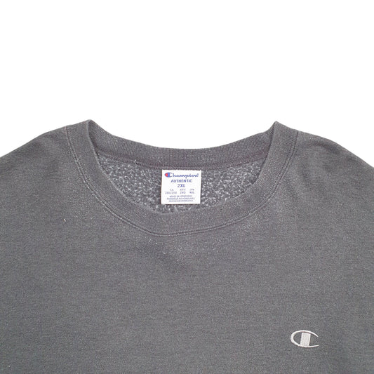 Mens Grey Champion Crewneck Jumper