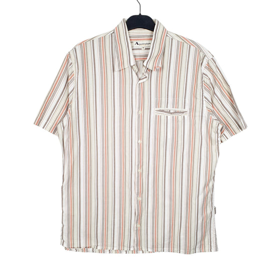Mens Cream Aquascutum Of London Short Sleeve Shirt