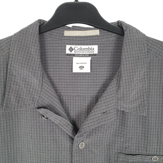 Mens Grey Columbia Sportswear Short Sleeve Shirt