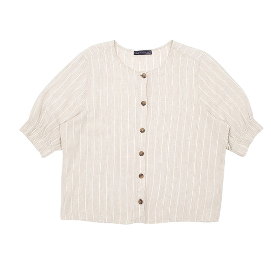 Womens Beige M&S Short Sleeve T Shirt