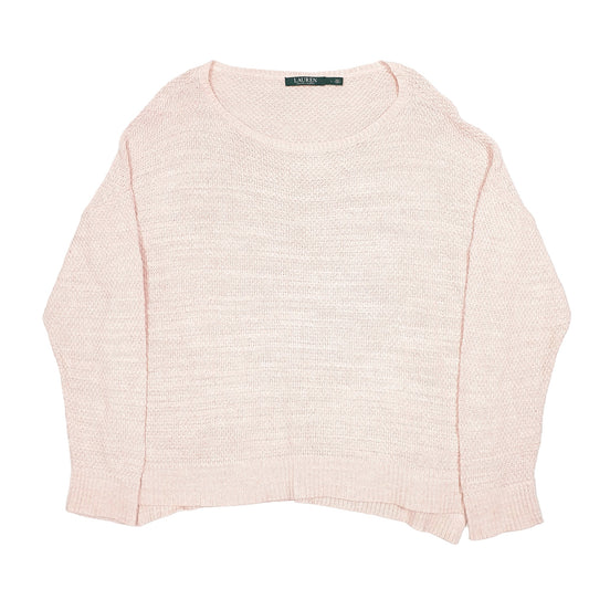 Womens Pink Lauren Ralph Lauren Knit Crewneck Jumper
