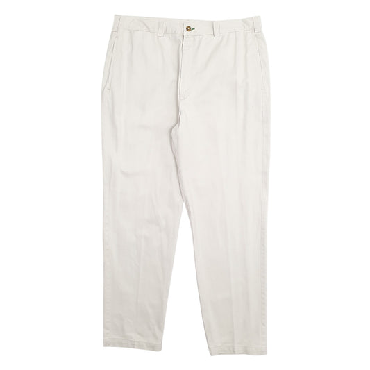 Mens Cream Tommy Hilfiger Chino Trousers