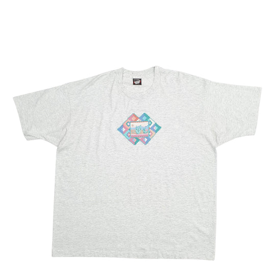 Mens Grey Screen Stars Best Single Stitch Vintage 90s Made In USA Vintage 90's Short Sleeve T Shirt