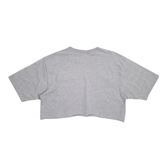 Womens Grey Carhartt Croptop Short Sleeve T Shirt