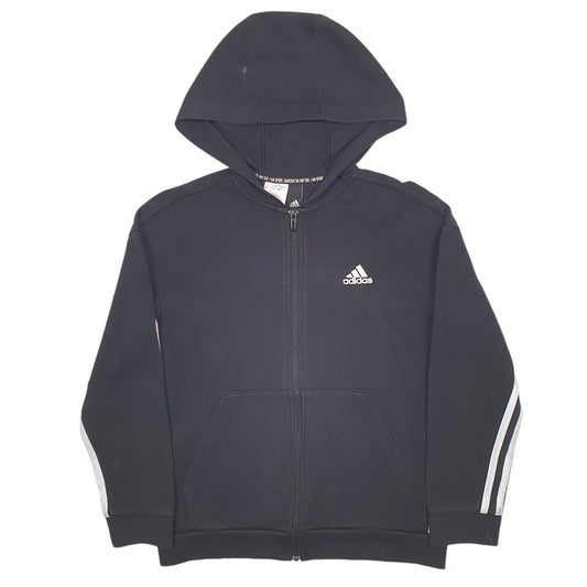 Womens Black Adidas Hoodie Jumper