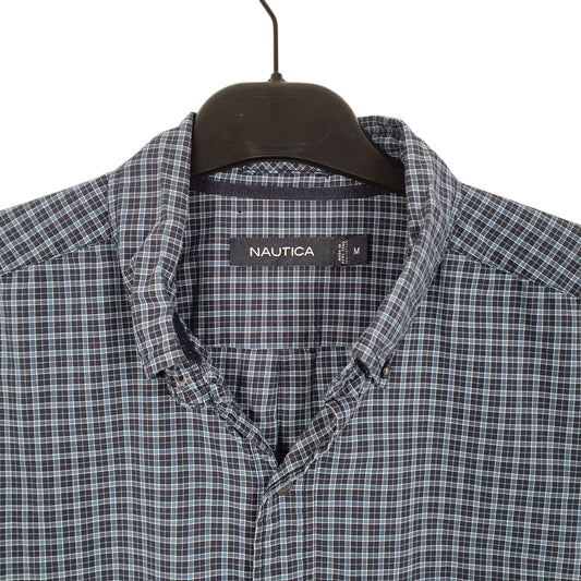 Mens Navy Nautica Long Sleeve Shirt