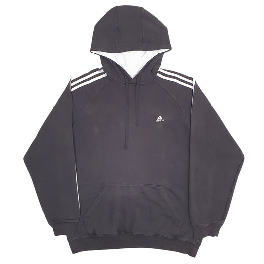 Mens Black Adidas Hoodie Jumper