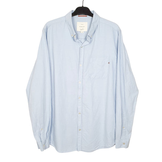 Mens Blue Brunswick Garments Oxford Long Sleeve Shirt