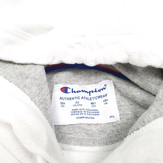 Mens White Champion Hoodie Jumper