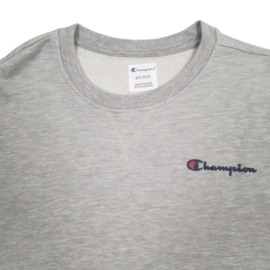 Mens Grey Champion Crewneck Jumper