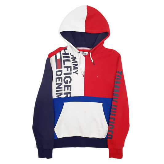 Mens White Tommy Hilfiger Hoodie Jumper