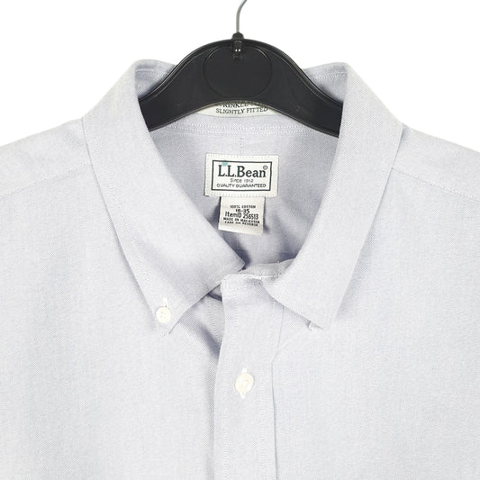 Mens Blue L.L.Bean Oxford CMP Long Sleeve Shirt