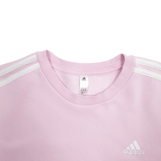 Womens Pink Adidas Crewneck Jumper