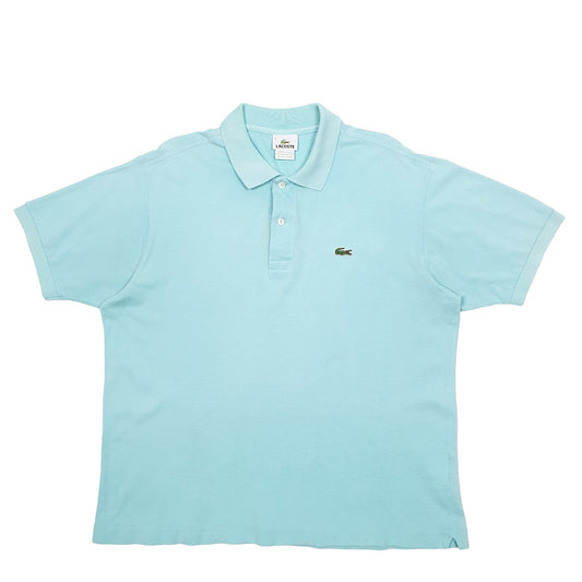 Mens Blue Lacoste Short Sleeve Polo Shirt