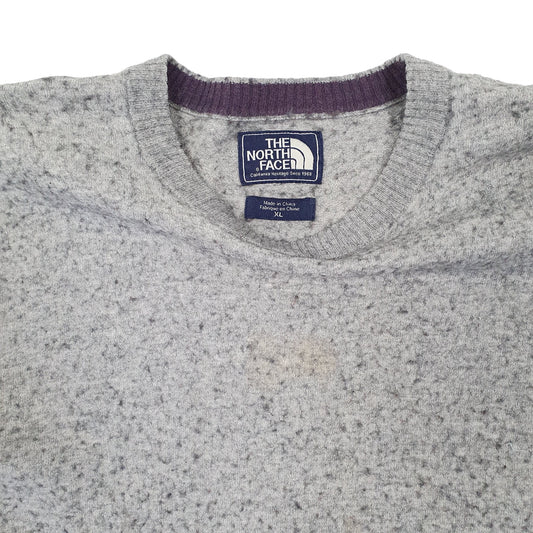Mens Grey The North Face Crewneck Jumper