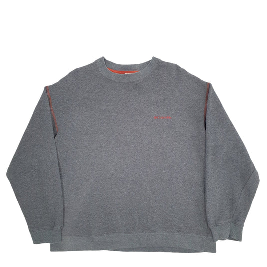 Mens Grey Columbia Crewneck Jumper