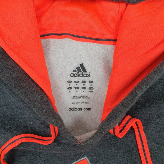 Mens Grey Adidas Hoodie Jumper
