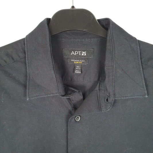 Mens Black APT.9 Long Sleeve Shirt