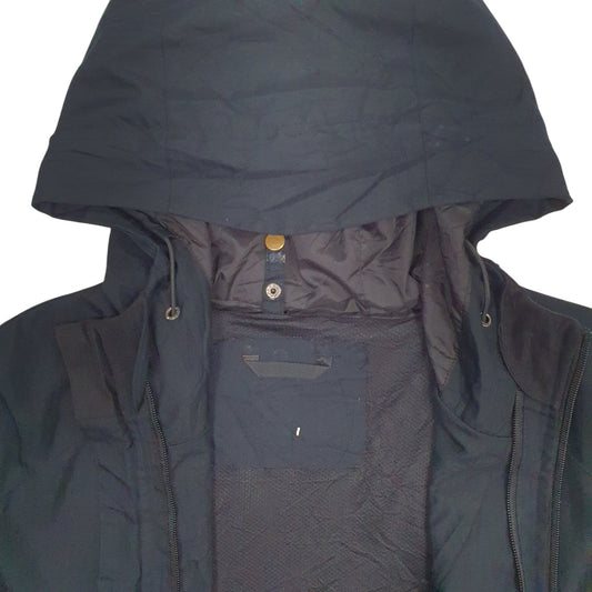 Mens Black Champion Hoodie Coat