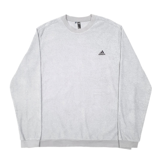 Mens Grey Adidas Crewneck Jumper