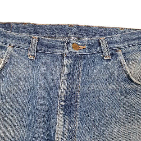 Mens Blue Wrangler Casual JeansW38 L32