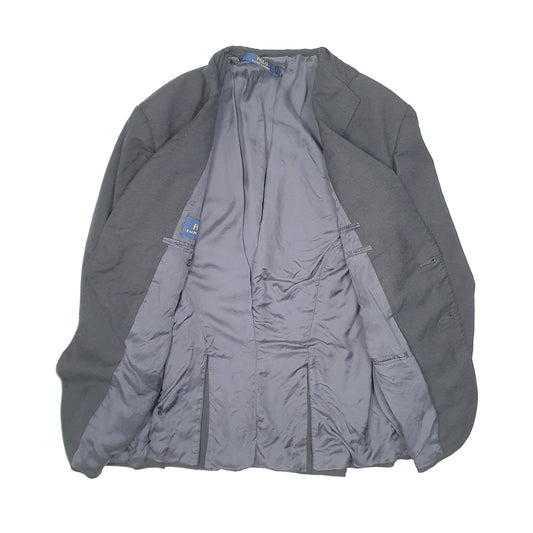 Mens Black Polo Ralph Lauren Suit Coat