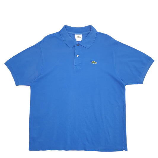 Mens Blue Lacoste Short Sleeve Polo Shirt