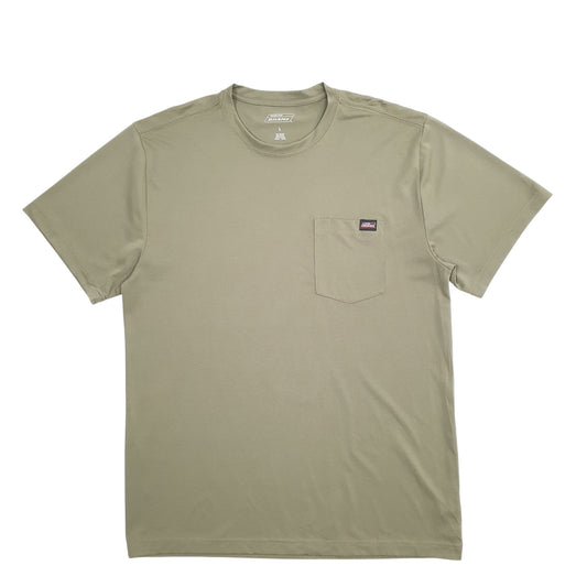 Mens Khaki Dickies Short Sleeve T Shirt