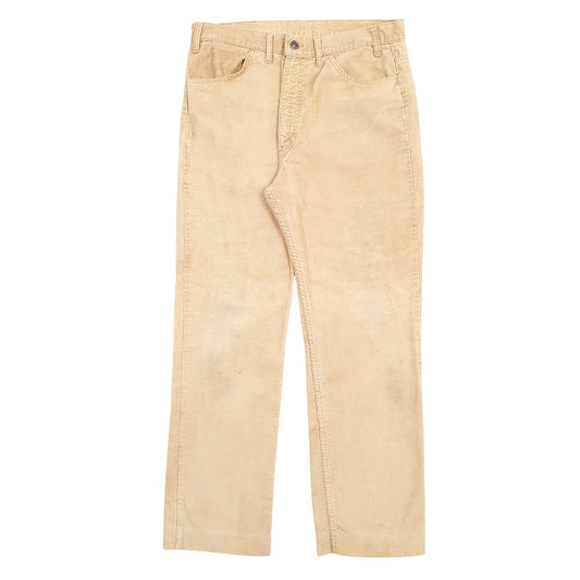 Mens Beige Levis Corduroy Trousers