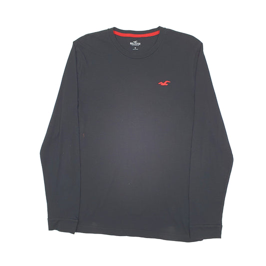 Mens Black Hollister Long Sleeve T Shirt