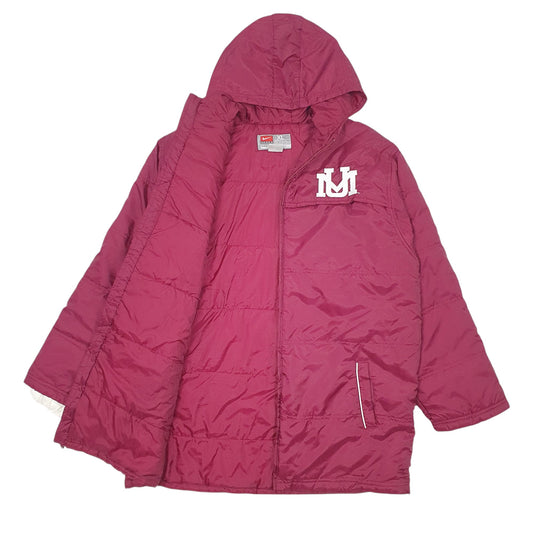 Womens Burgundy Nike Vintage 00s Team Montana Grizzlies Coat