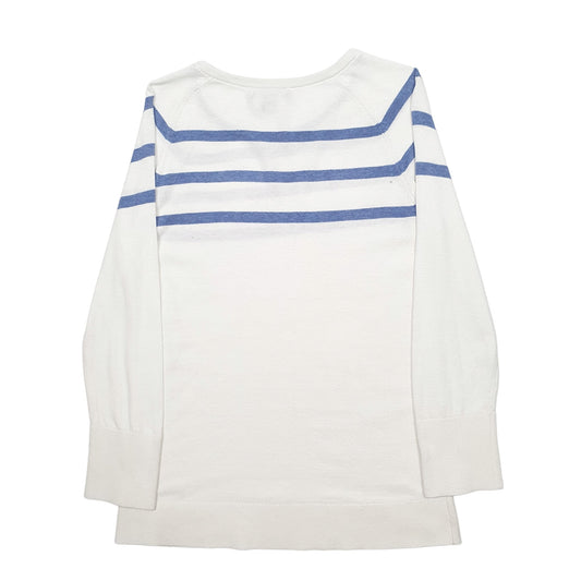 Womens White Nautica Long Sleeve T Shirt