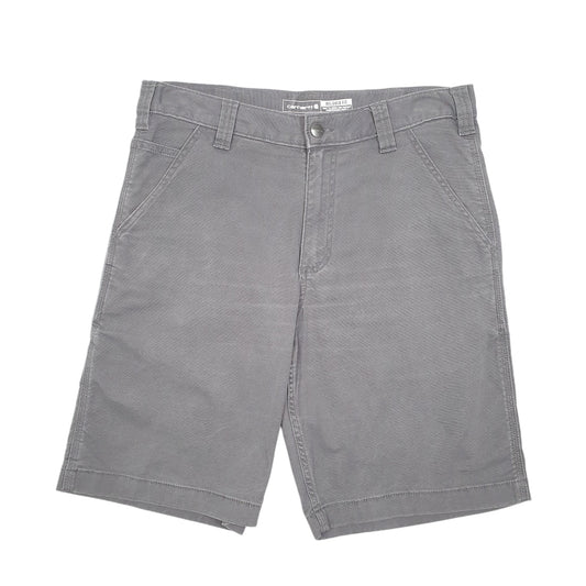Mens Grey Carhartt Workwear Relaxed Carpenter Shorts