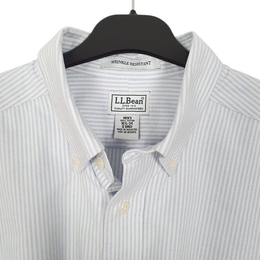 Mens Blue L.L.Bean Long Sleeve Shirt