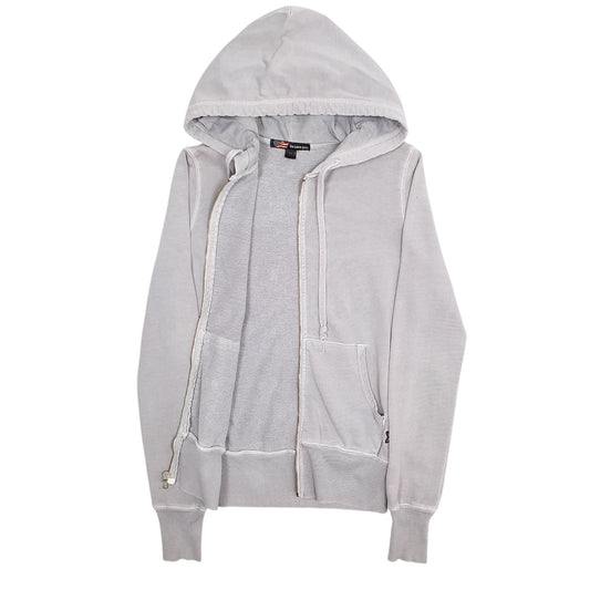 Womens Grey The Same Guy Hoodie Full Zip Jumper