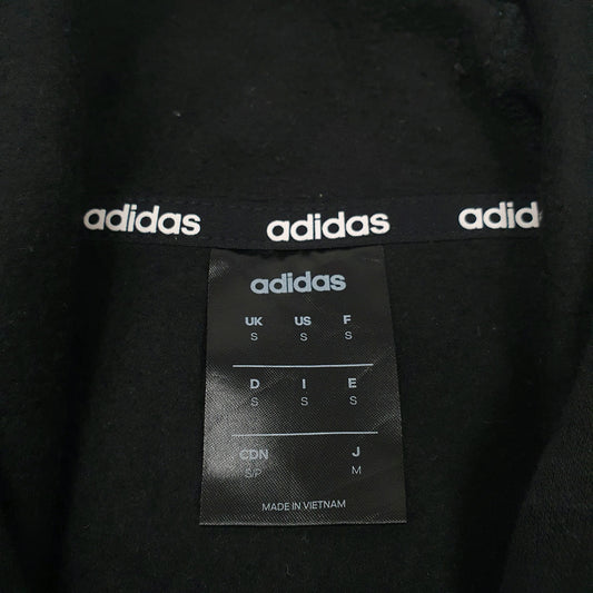 Mens Black Adidas Hoodie Jumper