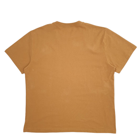 Mens Brown Dickies Pocket Short Sleeve T Shirt