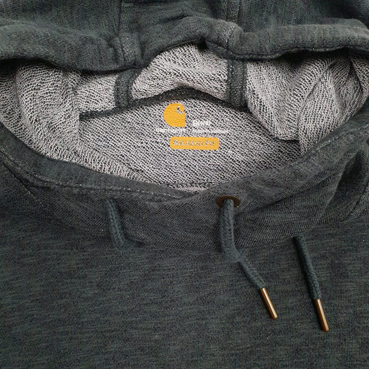 Womens Grey Carhartt Lightweight Hoodie Jumper