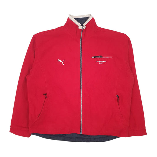 Mens Black Puma Vintage Reversible Quarter Zip Coat